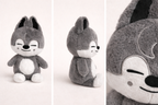 Peluche Loup Kawaii - vue 2