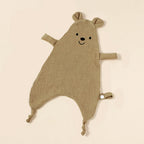 Doudou Plat Ourson en Coton - Multiples Couleurs - vue 12
