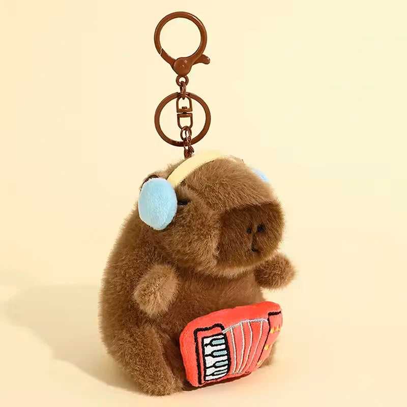 Pendentif Capybara Peluche Musiciens - vue 8