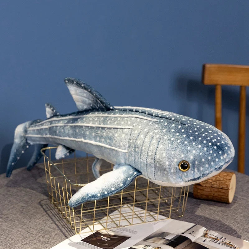 Peluche Requin Baleine Réaliste - 60 Cm - vue 2