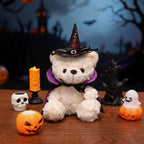 Peluche Ours Blanc Halloween - vue 3