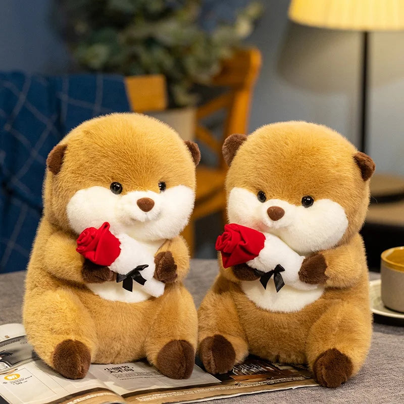 Doudou Loutre avec Rose - vue 3
