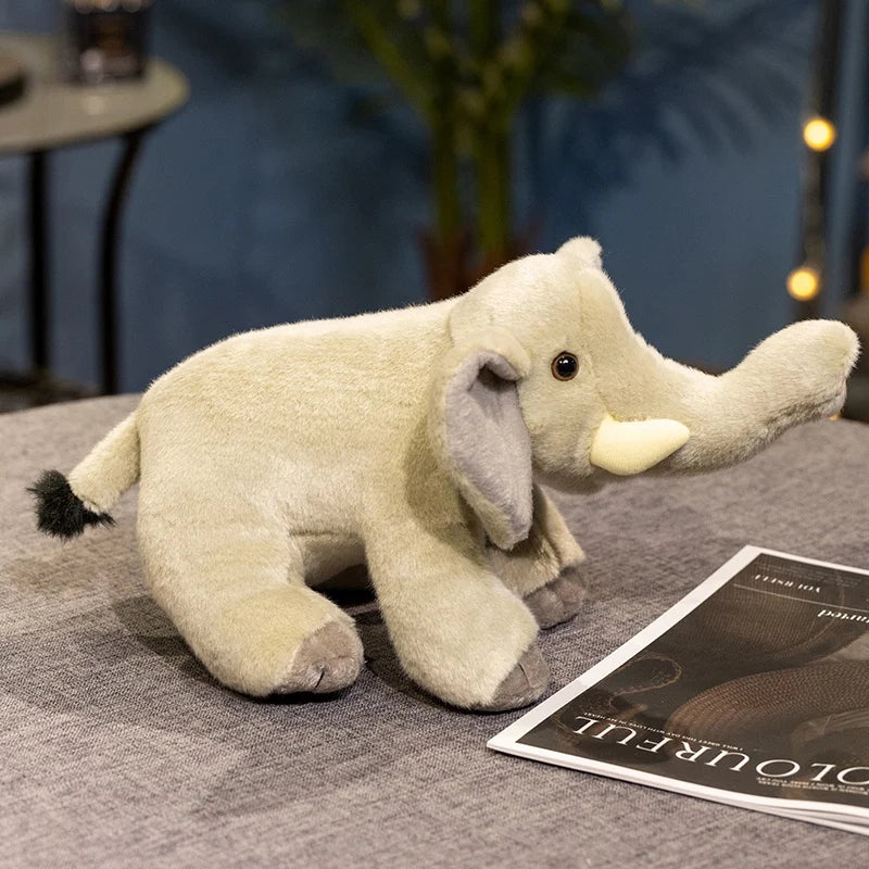 Peluche Éléphant Gris 35 Cm - vue 7