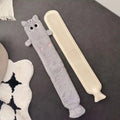 Grande Peluche Bouillotte Chat Gris - vue 2
