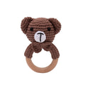 Hochet Ours en Peluche et Bois - vue 2