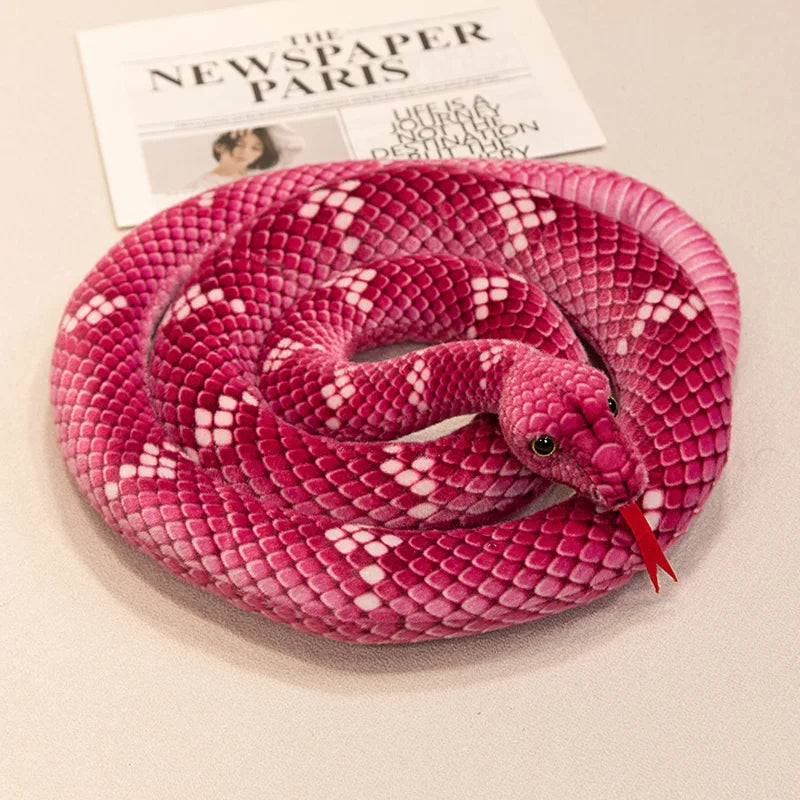 Serpent en Peluche Réaliste - vue 9
