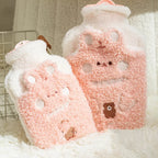 Kawaii Bouillotte Lapin Rose et Blanc Japon - vue 5