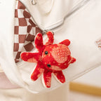 Doudou Pieuvre Rouge Aimanté - vue 6
