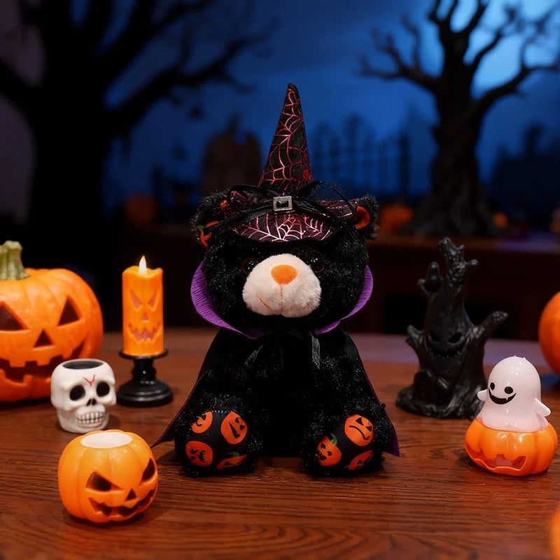 Peluche Ours Noir Halloween - vue 3
