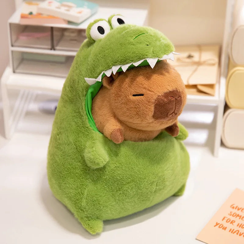 Peluche Capybara Crocodile - vue 2