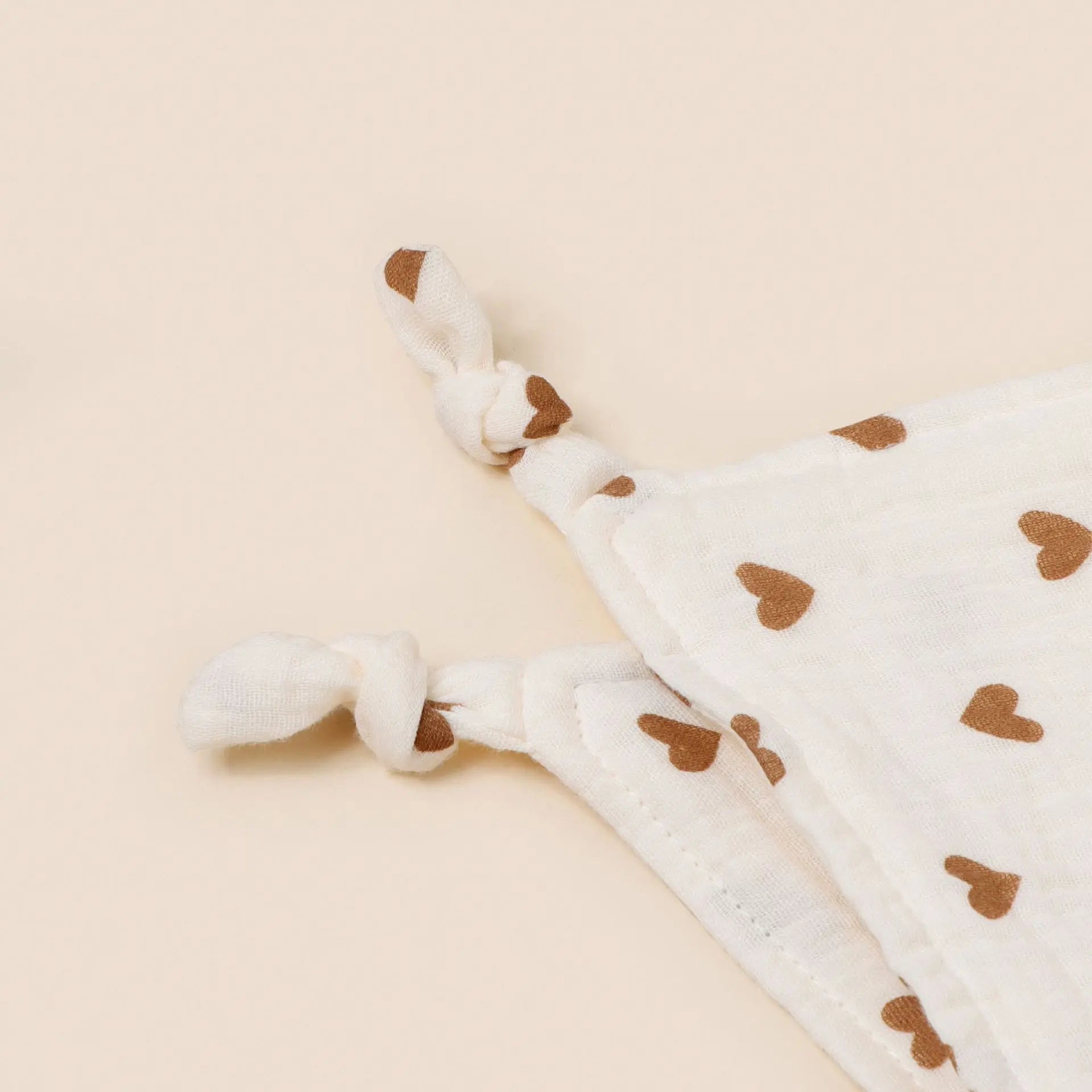 Doudou Plat Lapin - Motifs Cœur - vue 4