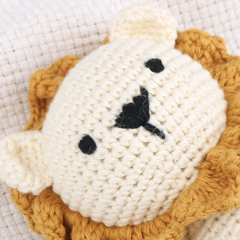 Peluche Lion Crochet - 19 Cm - vue 6