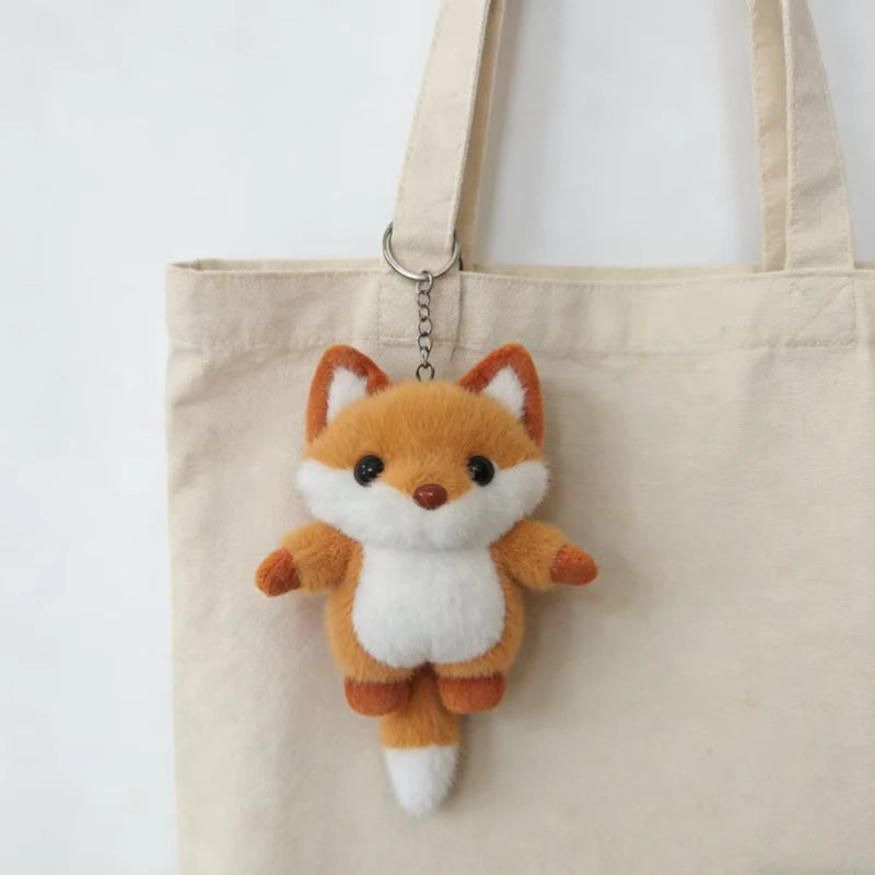 Porte Clef Renard en Peluche - vue 5