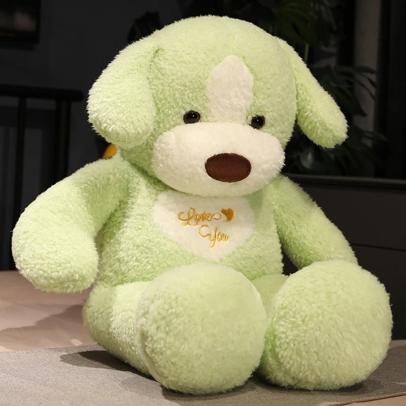Peluche Chien Vert - vue 2