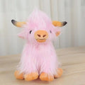 Doudou Vache Highland Rose - vue 2