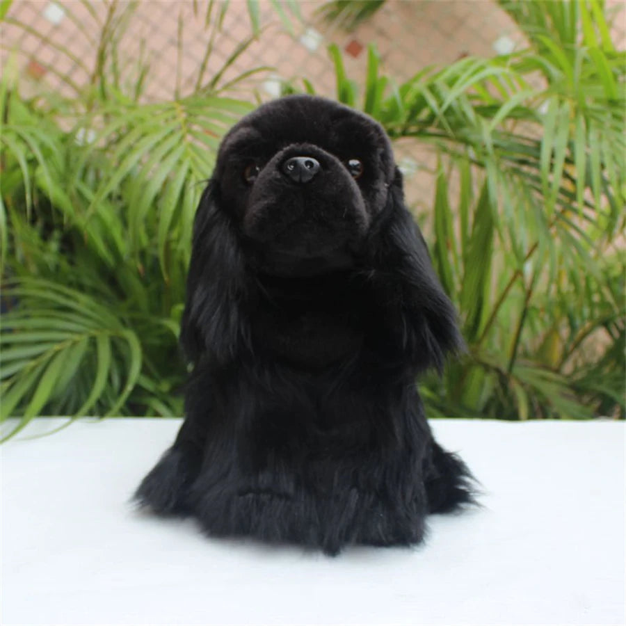 Peluche Cavalier King Charles Noir - vue 4