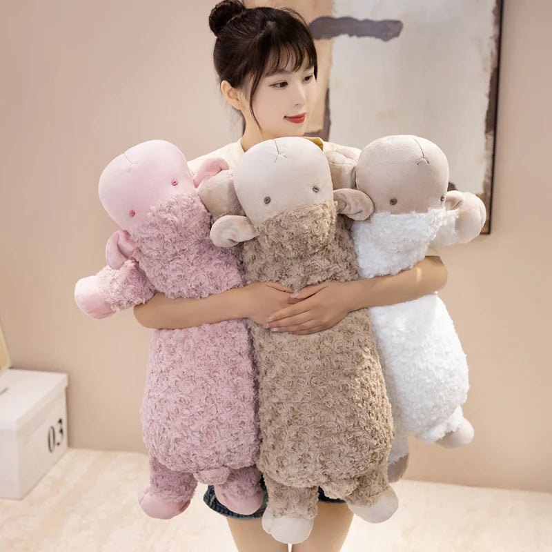 Coussin Mouton Peluche Fourrure Bouclé - vue 3