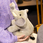 Peluche Éléphant Gris 35 Cm - vue 5