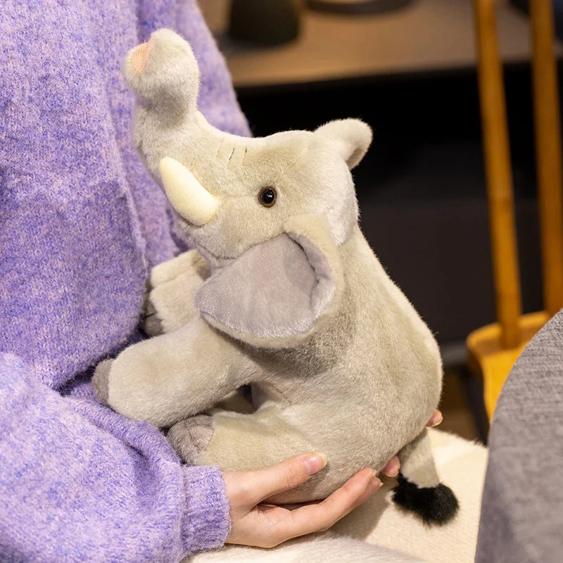 Peluche Éléphant Gris 35 Cm - vue 5