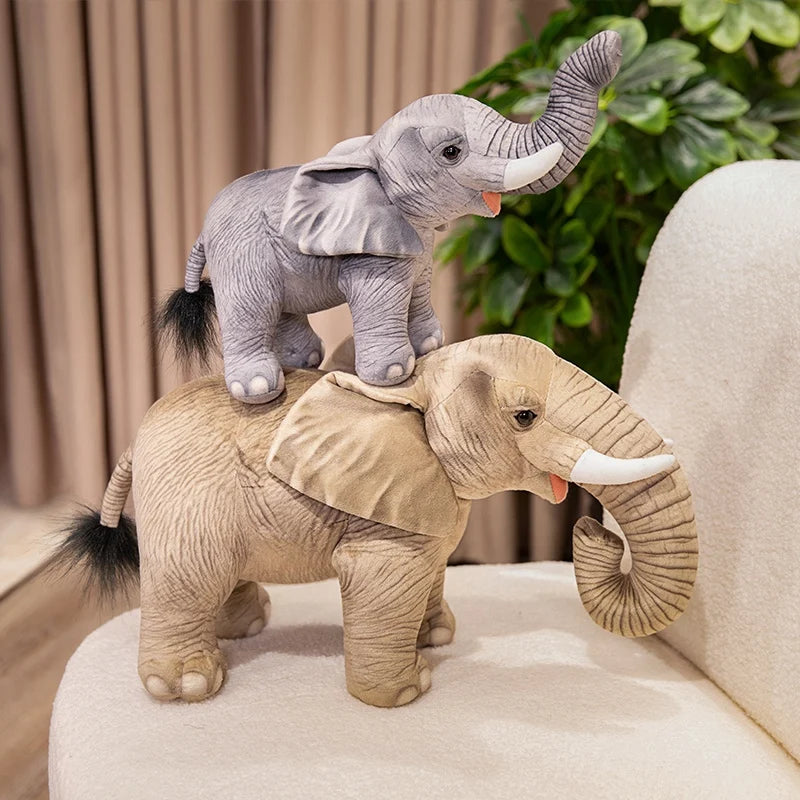 Peluche Éléphant Réaliste - vue 4