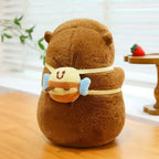 Peluche Capybara avec Sac a Dos Abeilles - vue 2