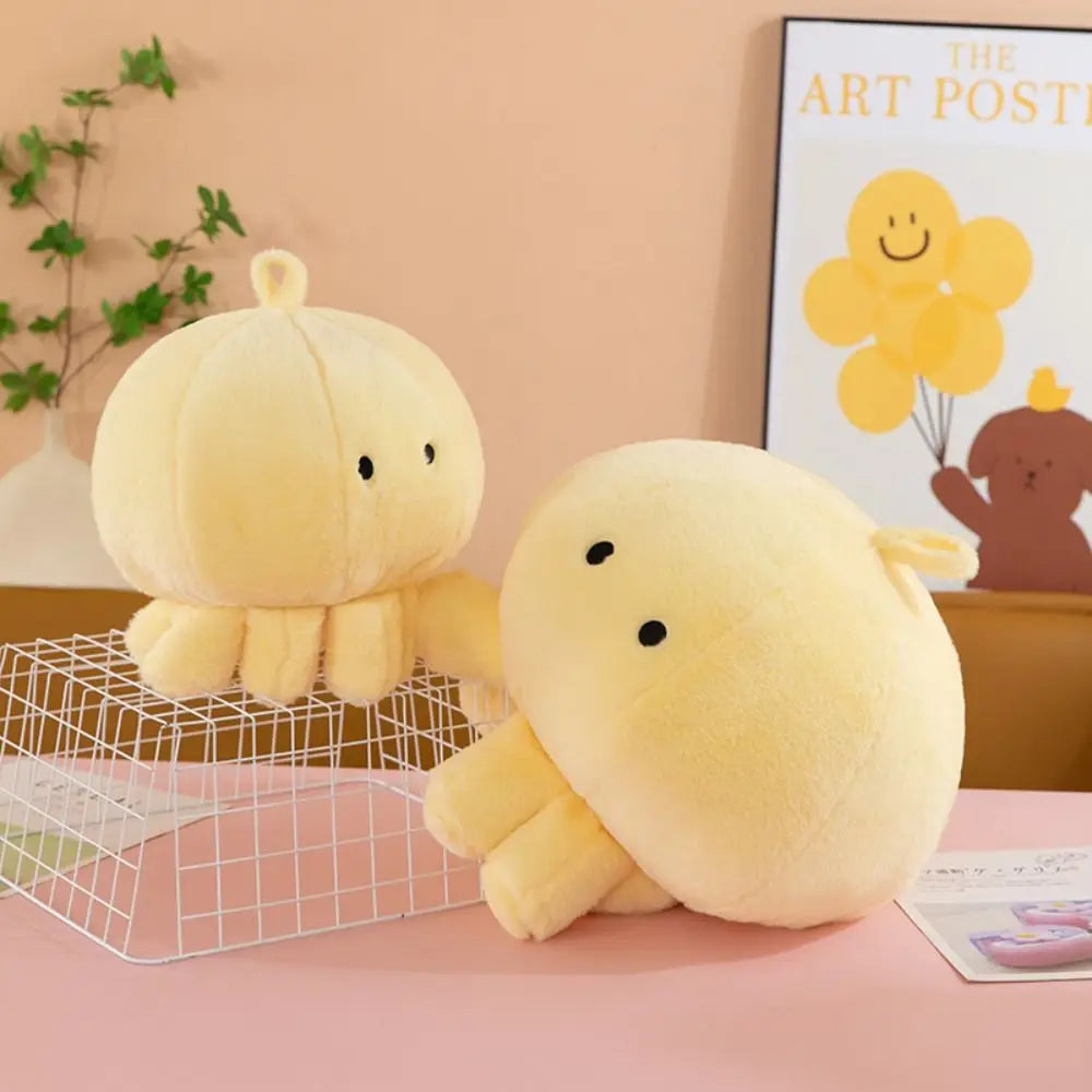 Peluche Pieuvre Jaune - vue 4