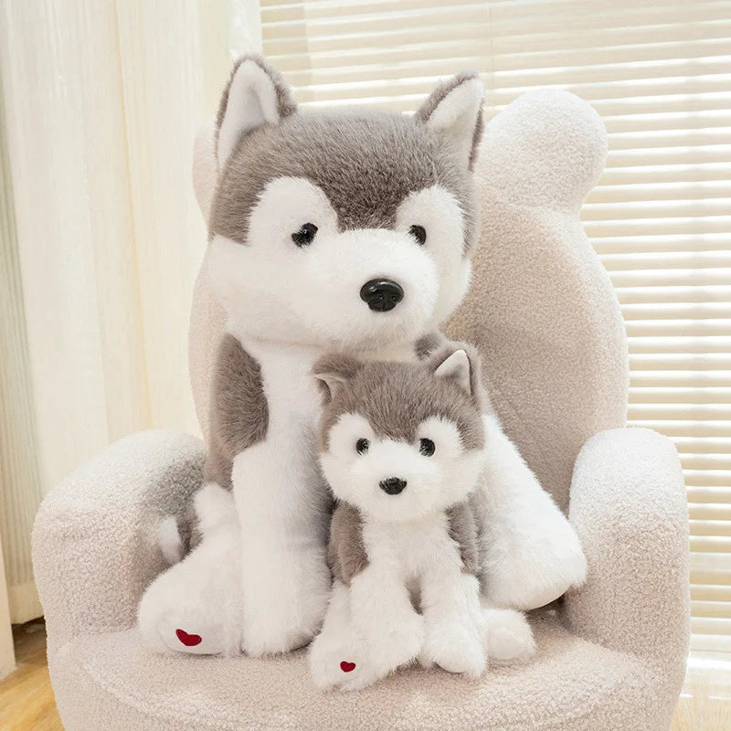 Peluche Husky Blanc - vue 6