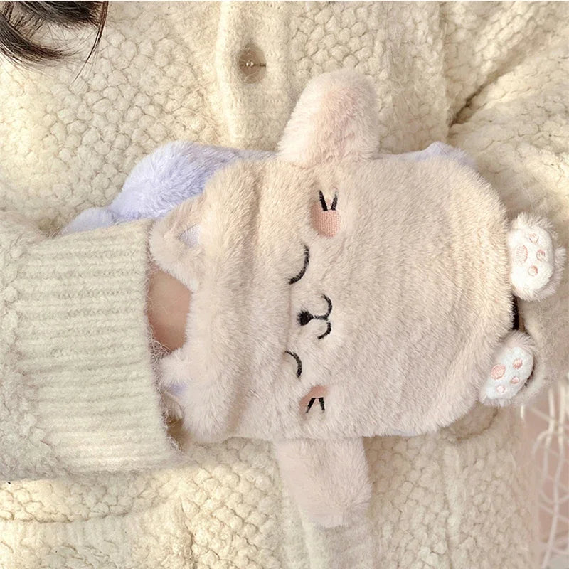 Bouillotte Mignonne Peluche Animal Beige - vue 3