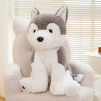 Peluche Husky Blanc - vue 3