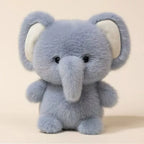 Mini Peluche Éléphant Gris - 15cm - vue 2