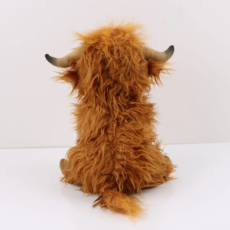 Peluche Vache Highland Réaliste - vue 4
