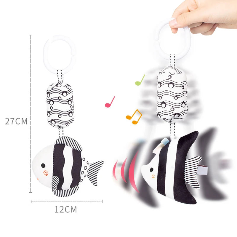 Peluche Hochet Suspendue Poisson - vue 2