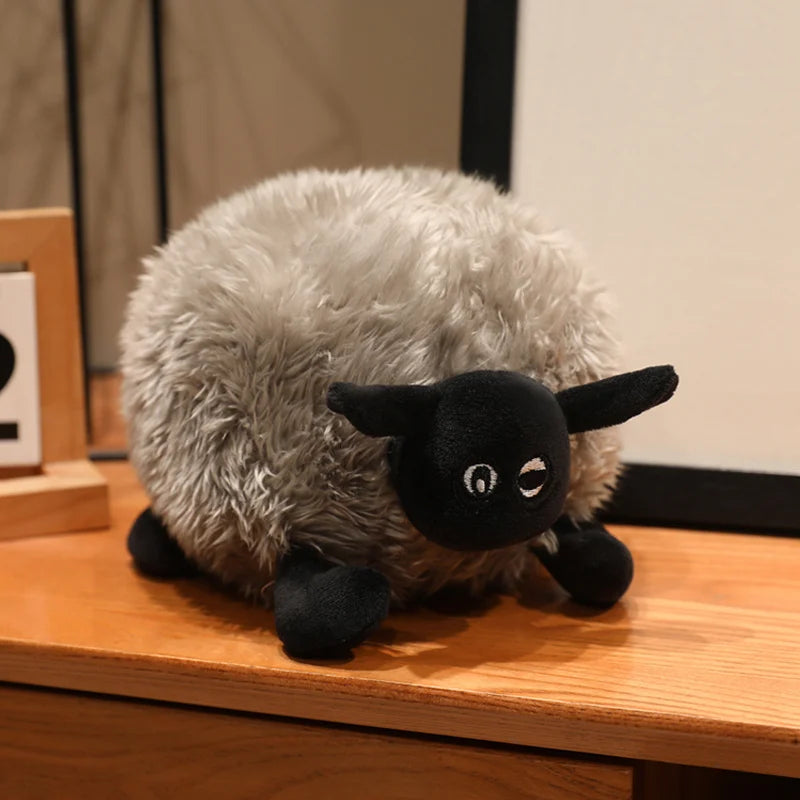 Peluche Petit Mouton Boule Gris - vue 2