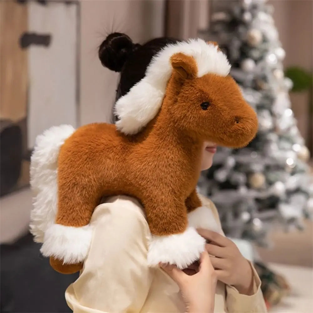 Peluche Cheval Marron - vue 2