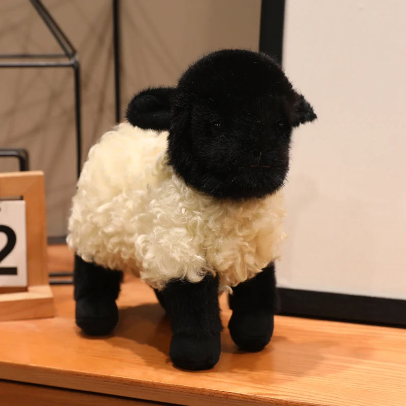 Peluche Agneau Noir avec Fourrure - vue 6