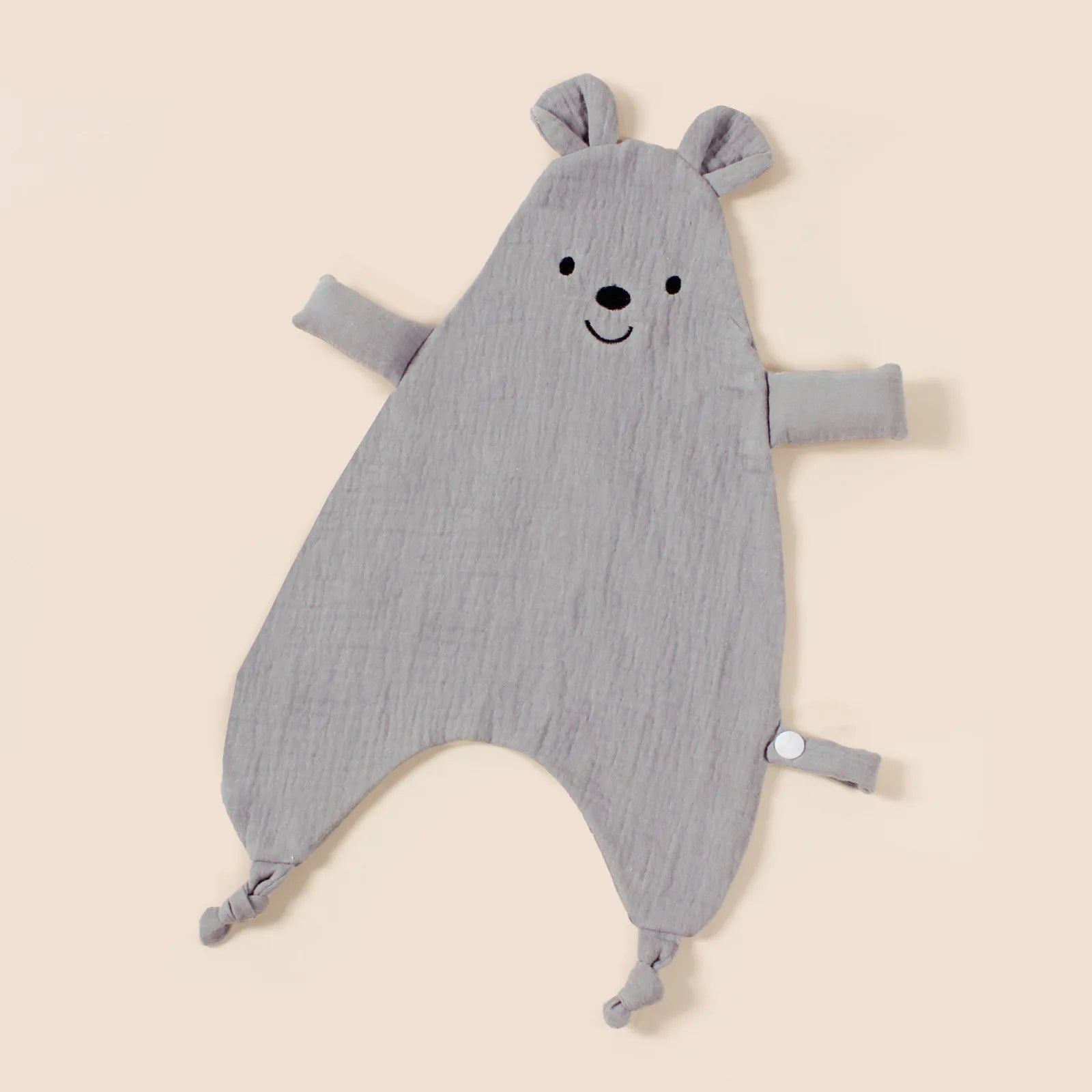 Doudou Plat Ourson en Coton - Multiples Couleurs - vue 18