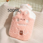 Kawaii Bouillotte Lapin Rose et Blanc Japon - vue 10