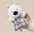 Doudou Plat Rembourrer Chien Blanc - vue 2