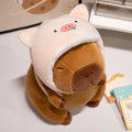 Peluche Capybara - Bonnet Cochon - vue 2
