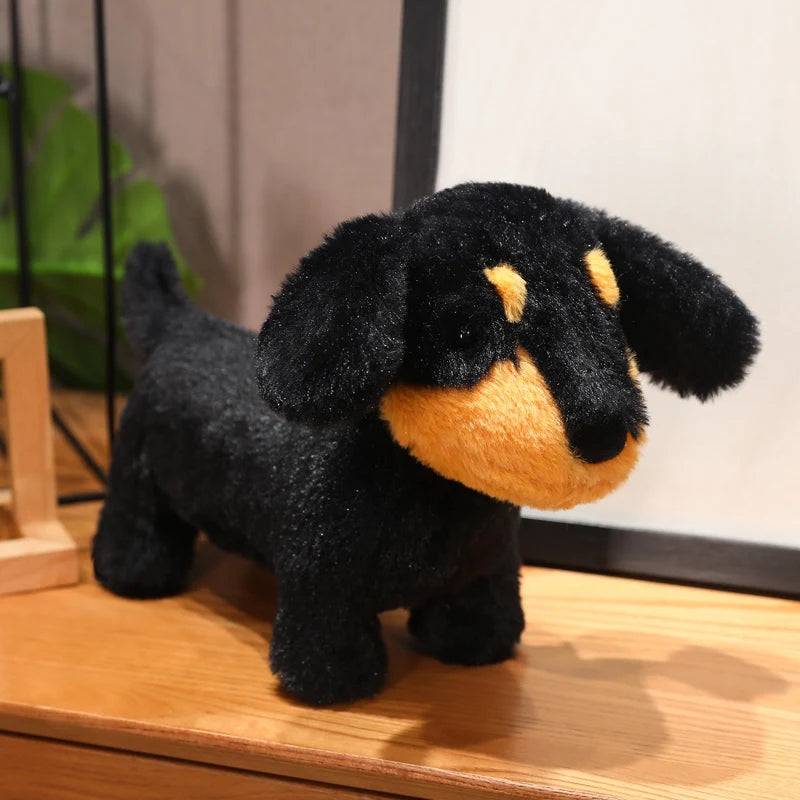 Peluche Teckel Noir - vue 3