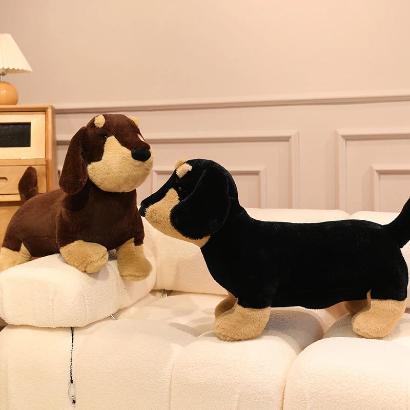 Grosse Peluche Teckel - vue 2