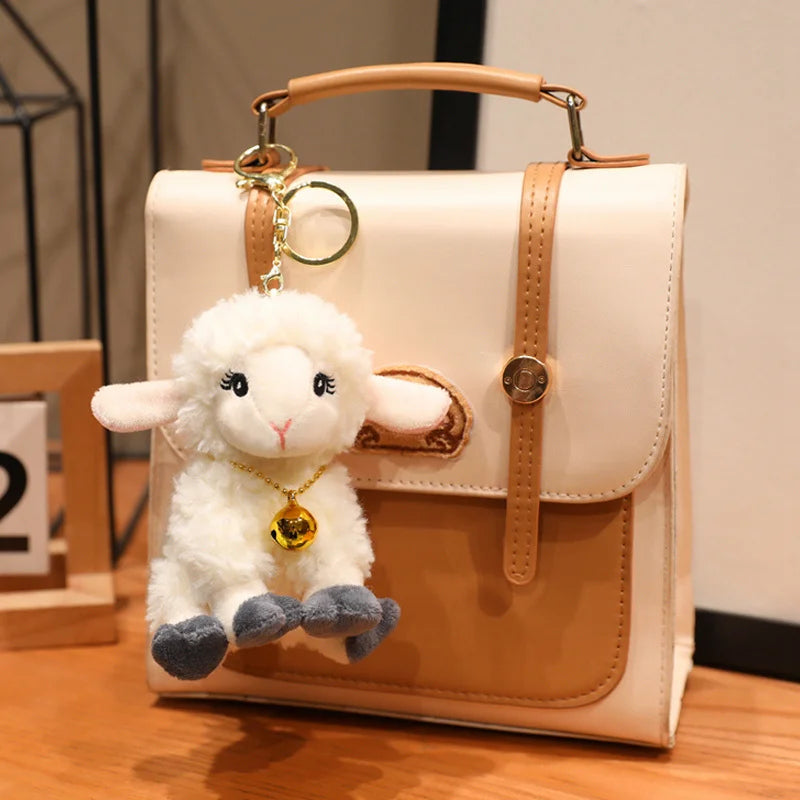 Petit Mouton Peluche avec Clochette - vue 4