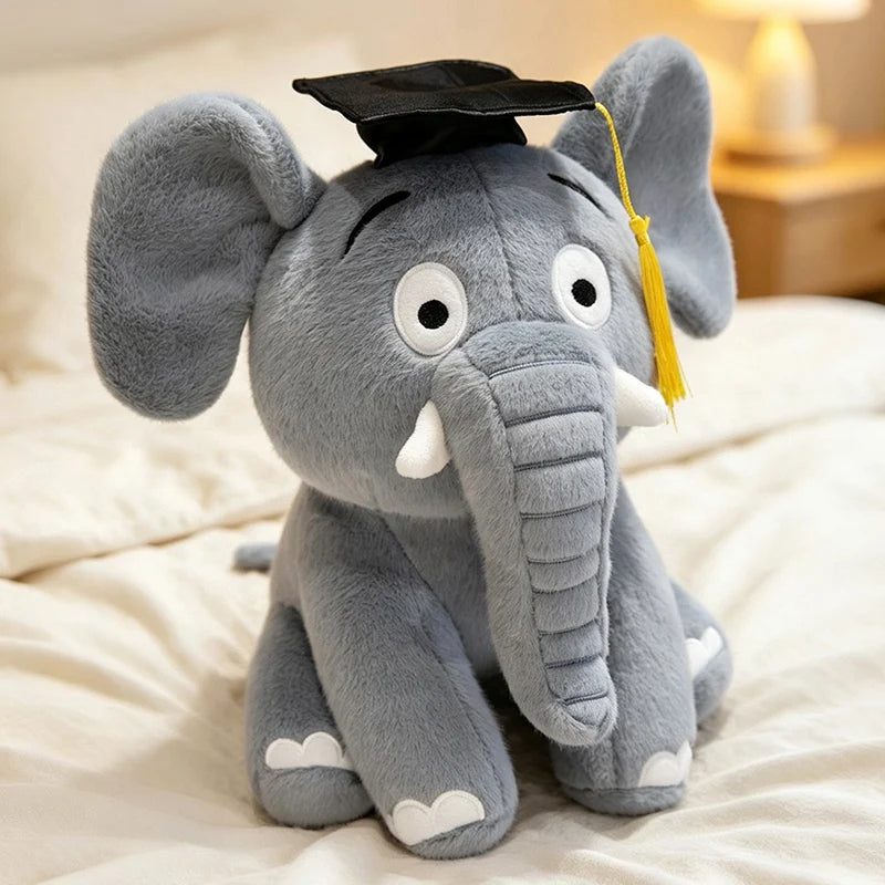 Peluche Éléphant avec Chapeau Écolier - vue 5