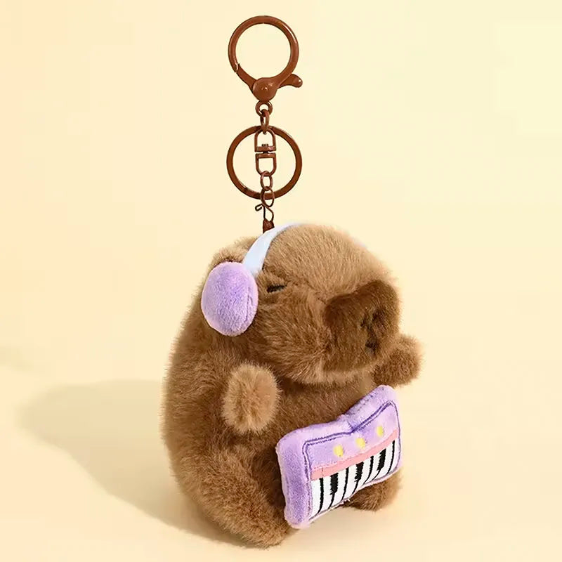 Pendentif Capybara Peluche Musiciens - vue 7