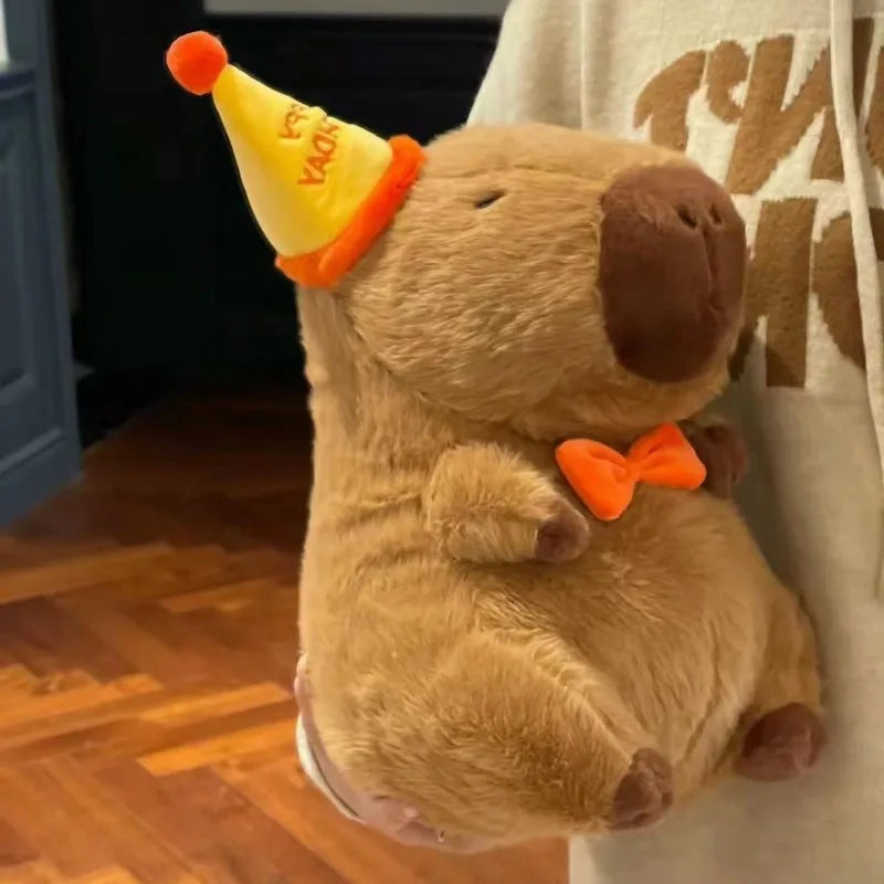 Peluche Capybara Happy Birthday - vue 5