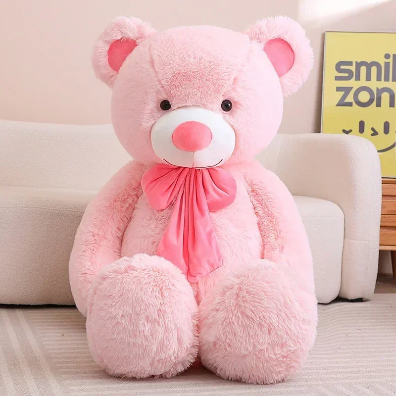 Grand Ours en Peluche Rose - vue 3