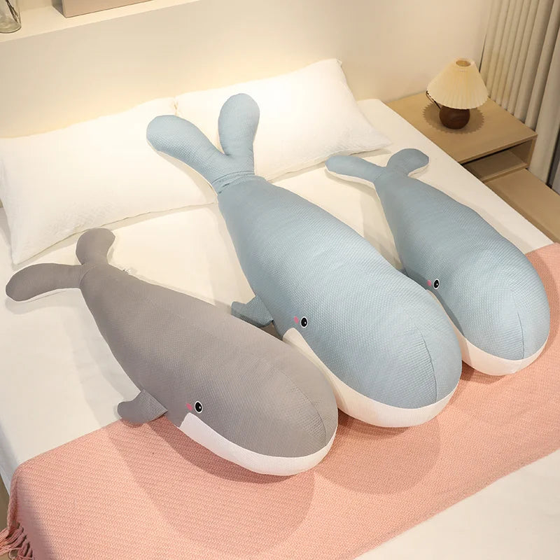 Coussin Peluche Baleine en Soie Glacée - vue 4