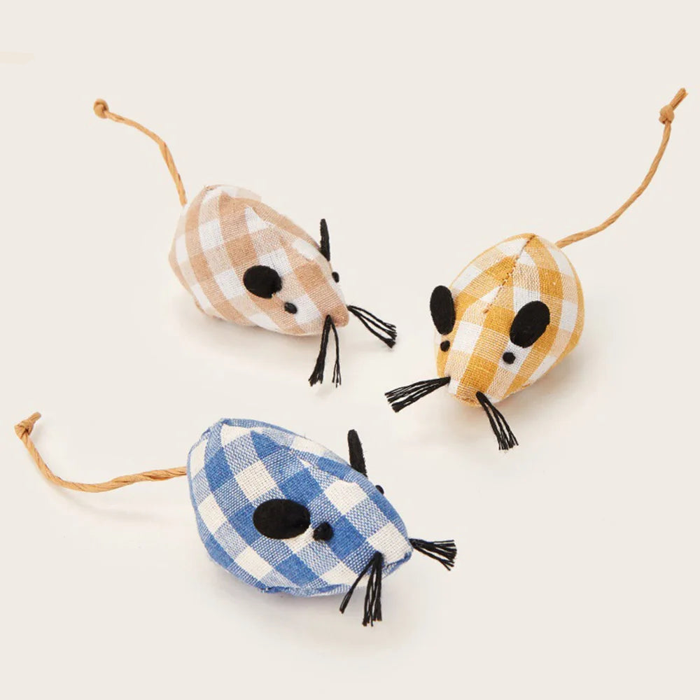 Souris en Peluche pour Chat