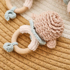 Hochet Bois + Peluche - Mouton - vue 8