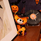 Peluche Ours Orange pour Halloween - vue 3